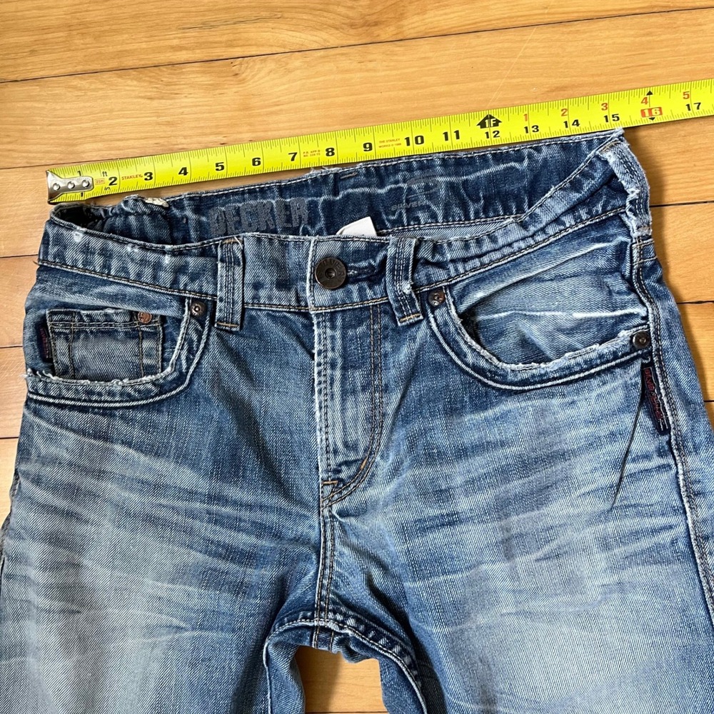 Silver Jeans Co Mens Straight Leg Distressed Decker Denim Blue Jeans 31x31 - Picture 8 of 16
